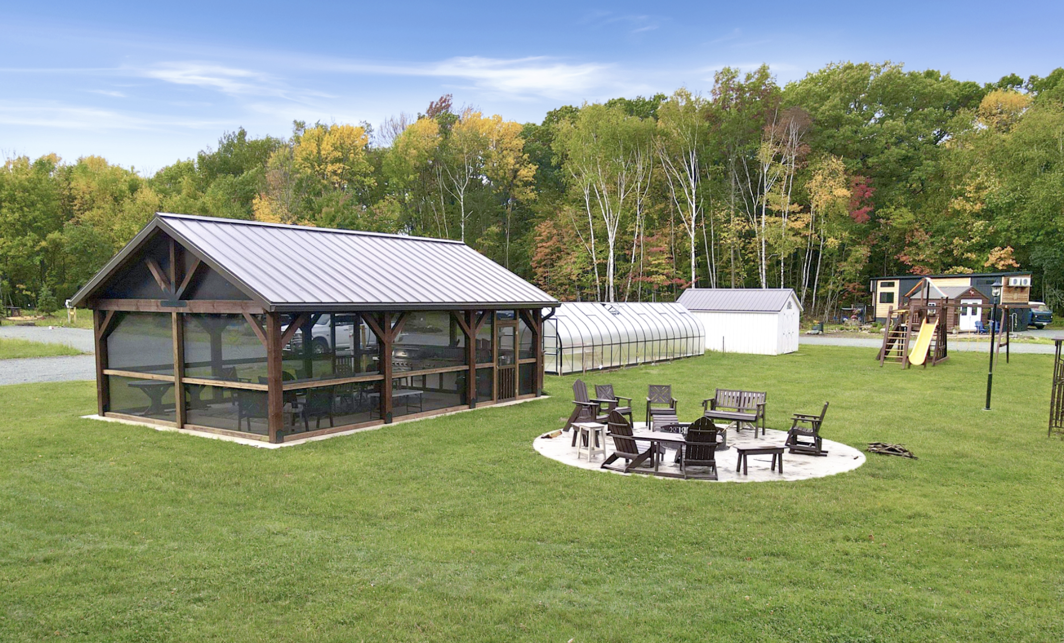 Tiny Timbers Agrihood in 45.405°, -92.601° — Land for Rent / Lease on Land Share Network