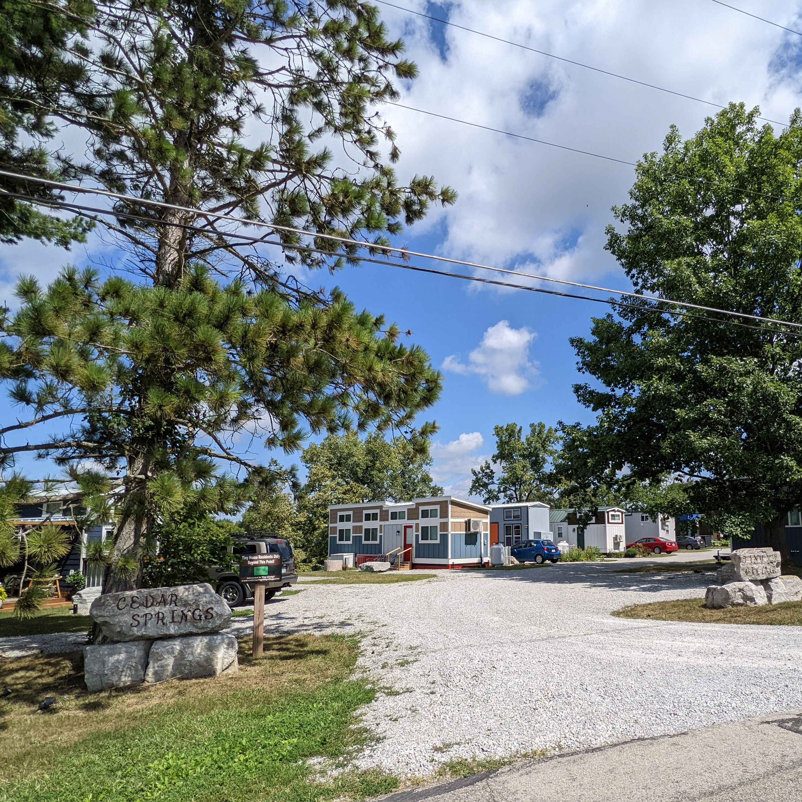 Cedar Springs Tiny Village - New Paris, OH in 39.850°, -84.796° — Land for Rent / Lease on Land Share Network